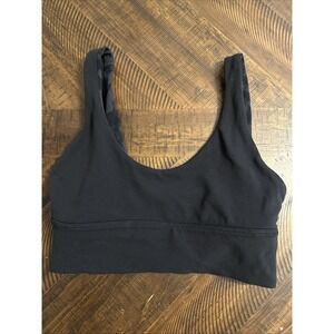 Lululemon Women's Black/ Gray Camo Print Reversible Sports Bra Size 4